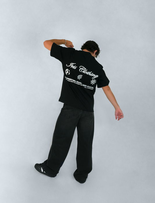 HEAVEN/EARTH BLACK T-SHIRT